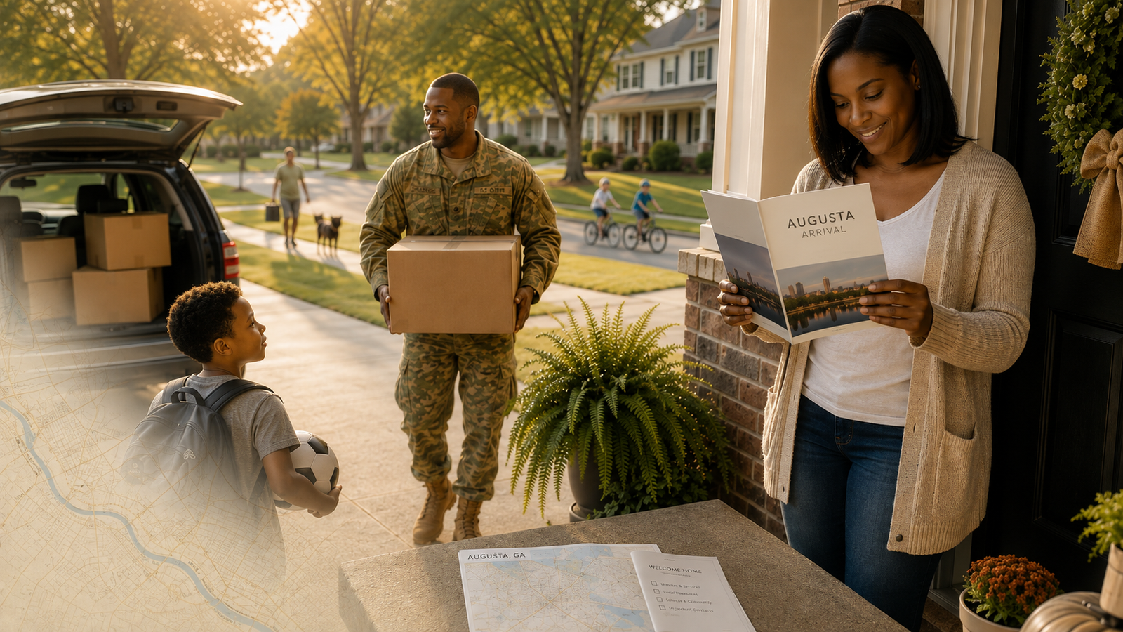 Augusta arrival guide covering schools, utilities, and settling into the community
